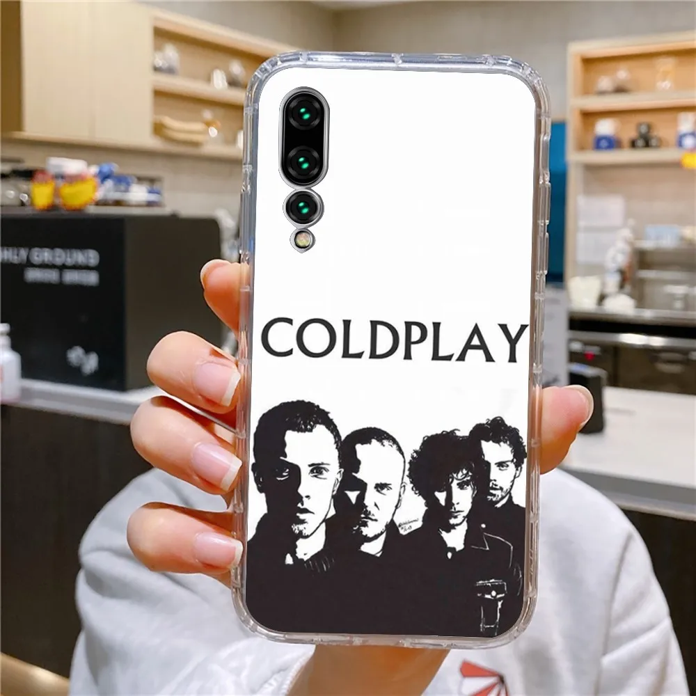 British Rock C-Coldplay-y Band Phone Case For Xiaomi 11 Redmi Note 11 5G 8T 9A 9 10T Note8Pro Note9 12SUltra Transparent Case