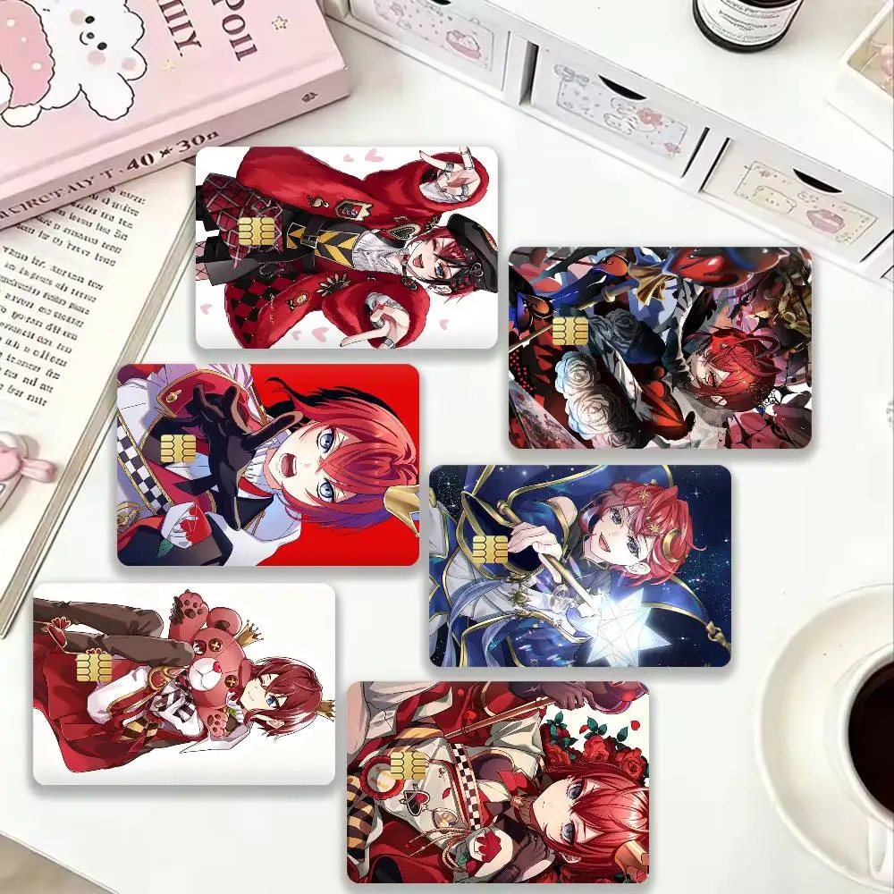 Cute Twist Wonderland Riddle Rosehearts 4pcs 1Set Card Stickers Small Waterproof Chip 4PCS Card Sticker Anti-Scratch