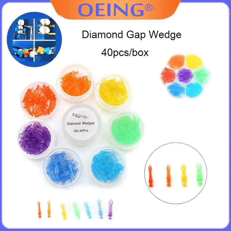 40/210 Pcs Dental Disposable Plastic Wedges  Interdental wedge Dentistry Accessories  Composite Restoration Dentistry