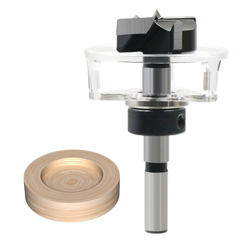 

CNC Concentric Design Woodworking Hole Opener DIY Projects Adjustable Dust Cover Drill Firm And High Precision Grinding