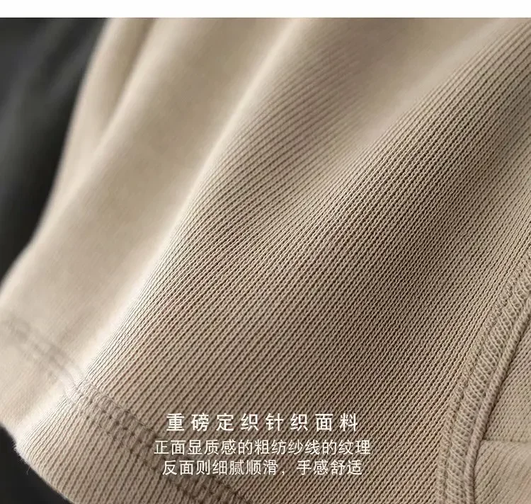 Knitted Cargo Shorts for Men Japanese Cotton Elastic Waist Short Pants Summer Breathable Sports Jogging Shorts Man Sweat Shorts