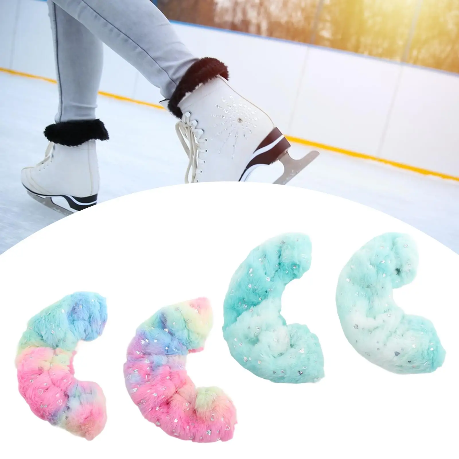 Capa protetora para lâmina de skate no gelo, suprimentos confortáveis, protetor protetor de patinação no gelo para patins artísticos, patins de hóquei