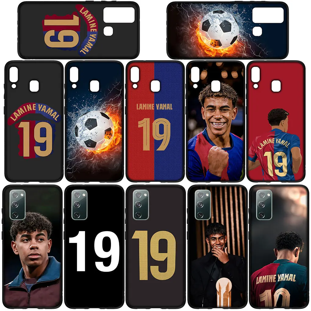 Soccer Number No 19 Football No19 Cover for Xiaomi Poco C65 X6 X3 NFC GT X4 M6 M4 M5 C40 F3 F6 F5 Pro Redmi 13C 12C 14C Case