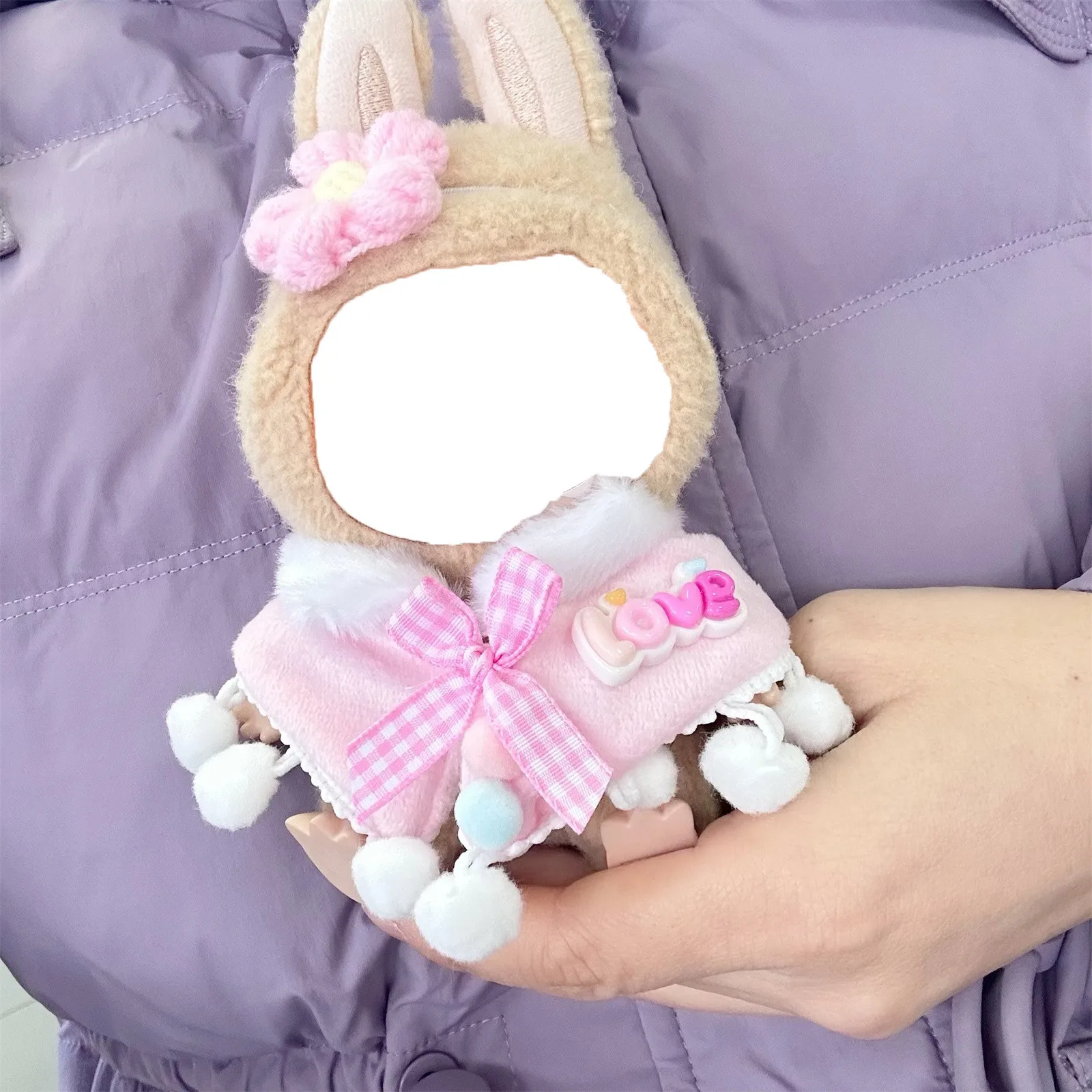 

17 см мини-плюшевая кукла, одежда, аксессуары для Кореи Kpop Exo Labubu Idol, костюм, одежда в подарок
