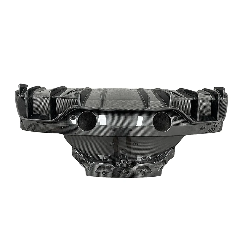 

Комплект заднего диффузора из углеродного волокна 7D для Maserati MC20, новое обновление, диффузор заднего бампера для губ