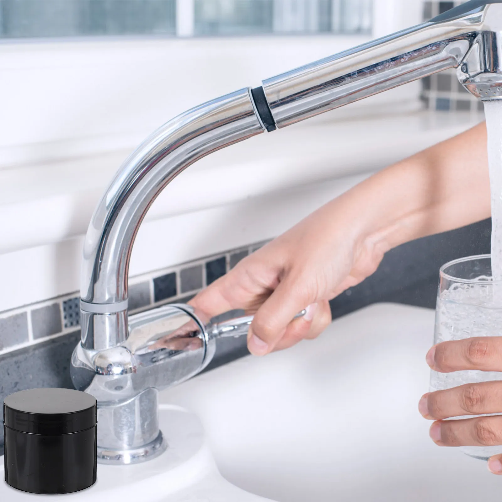 

Набор из 10 баночек для кремов, легкие и гладкие дозаторы для ухода за кожей, многоразовые пробники, черные