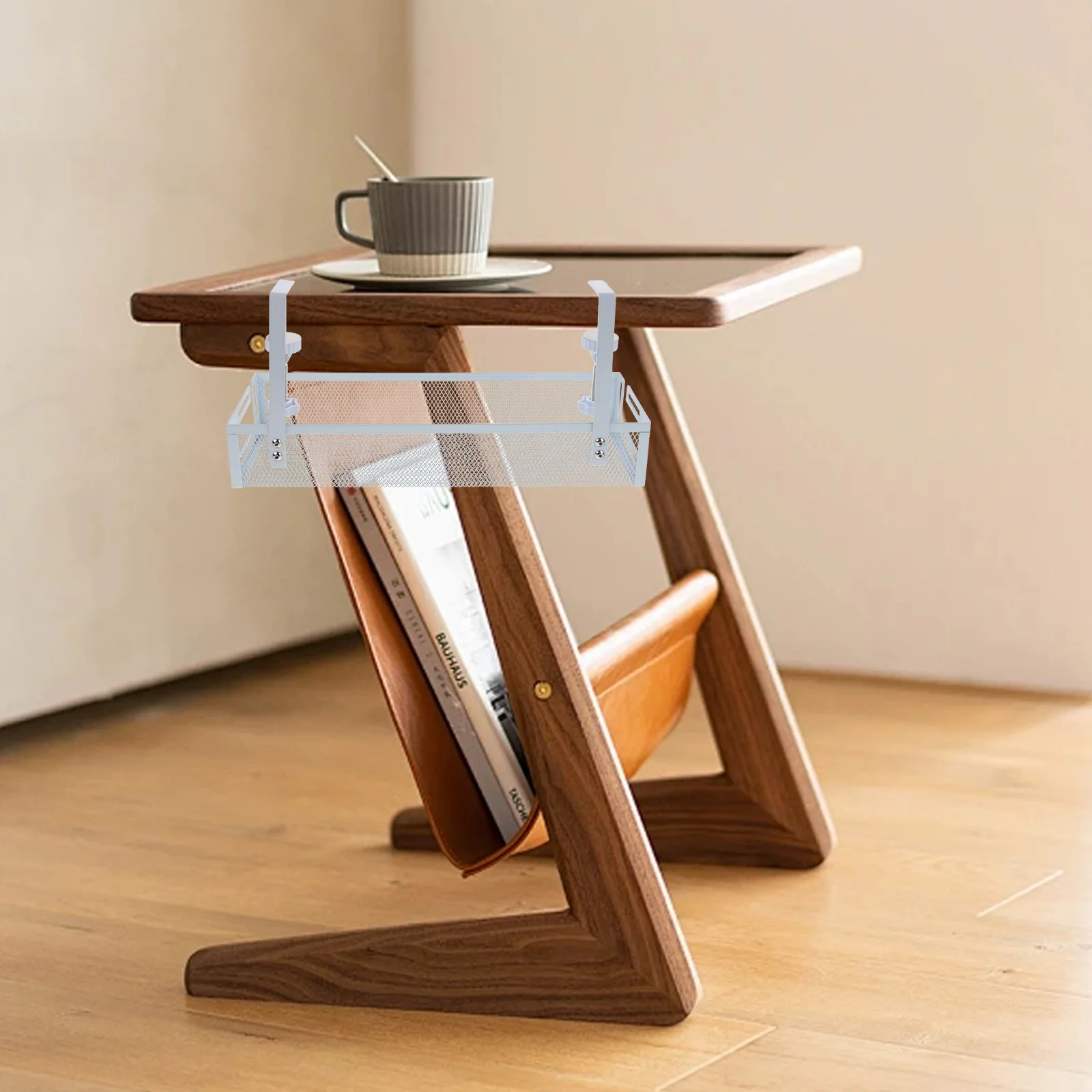 منظم كابلات المكتب تحت الطاولة، صينية إدارة الأسلاك، حجم صغير، سهل التركيب، حارس سلك مرتب لمنطقة العمل، منظم سلك المكتب