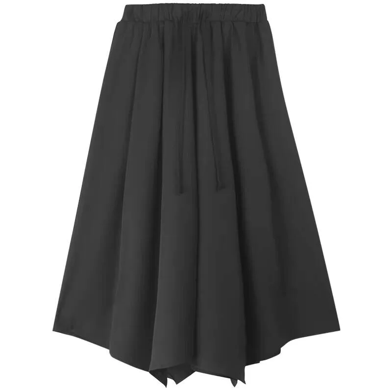 

Брюки Большие мужские брюки-кюлоты Весна/Лето Свободные широкие мужские брюки-клеш Черные брюки Парикмахерская Ямамото