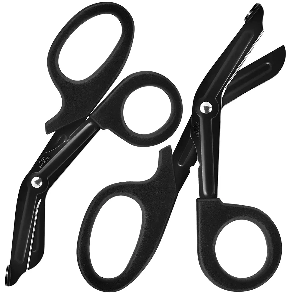 2 pcs Nursing Scissors, Stainless Steel Medical Scissors Bandage Scissors for Nurses,7.5