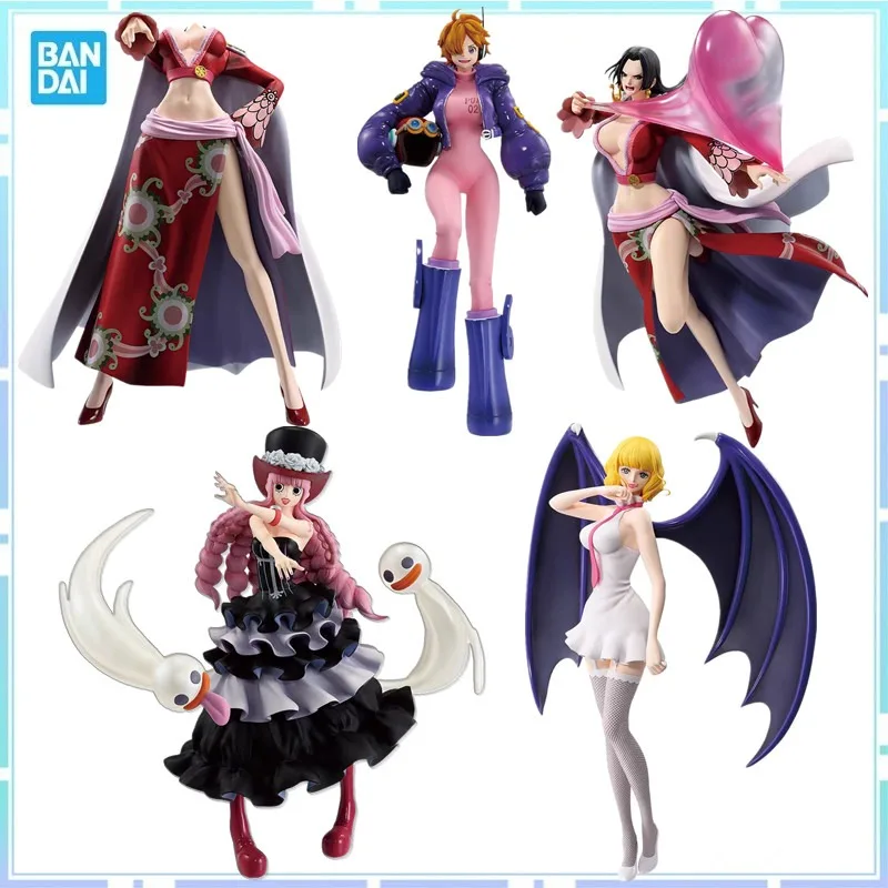 Bandai original Ichiban Kuji Anime One Piece MASTERLISE EXPIECE Boa Hancock Stussy LILITH Perona Action Figure Model Toy