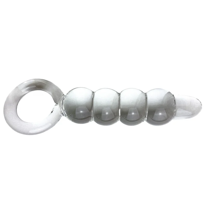 Anus Dilator Glass Butt Plug Adult Sex Toys for Women Men Anal Dildo Crystal Beads Fake Penis Female Masturbation Male