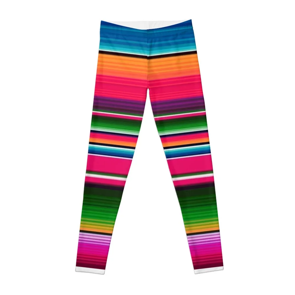 Mexican Blanket Striped Fiesta Serape Leggings jogging pants legings for fitness Womens Leggings