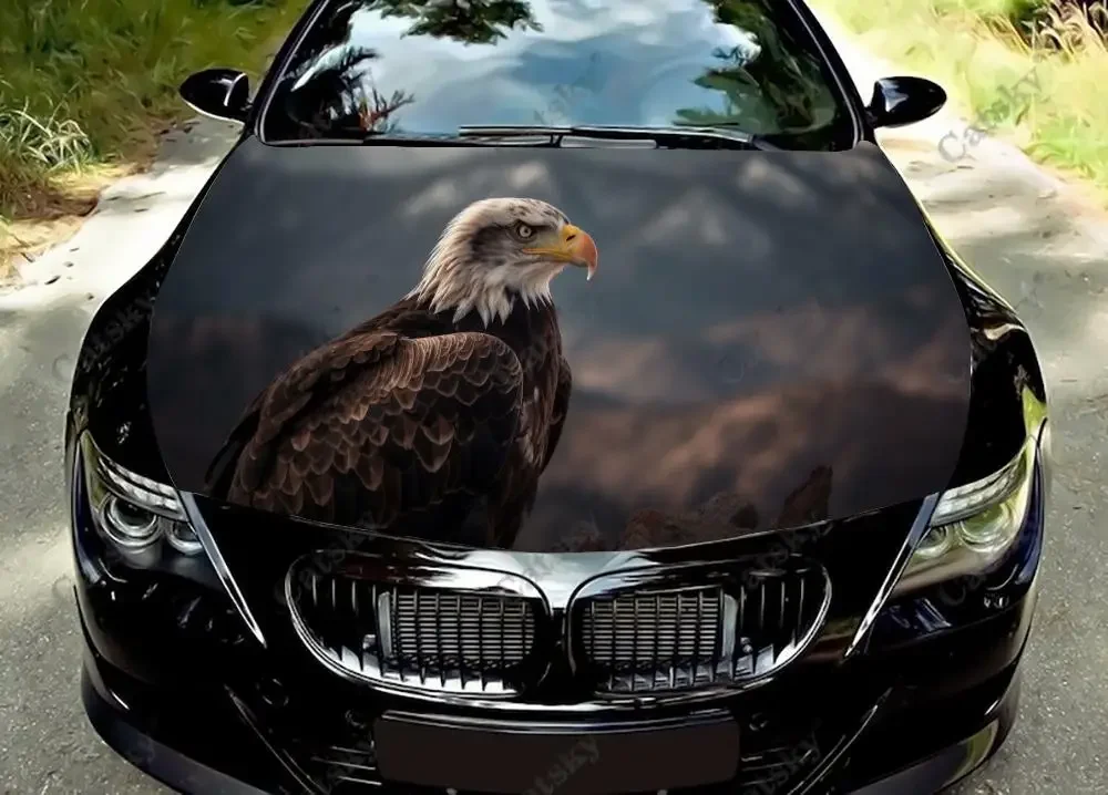 

Amazing Osprey Animal Bird Car Hood Vinyl Stickers Wrap Vinyl Film Engine Cover Decals Sticker on Car Auto Accessories