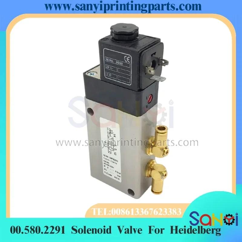 ハイデルベルクMOソレノイドバルブ00.580.2291 XL106 XL105 XL75 CD102 SM102 CD74 SM74 SM52印刷機部品用