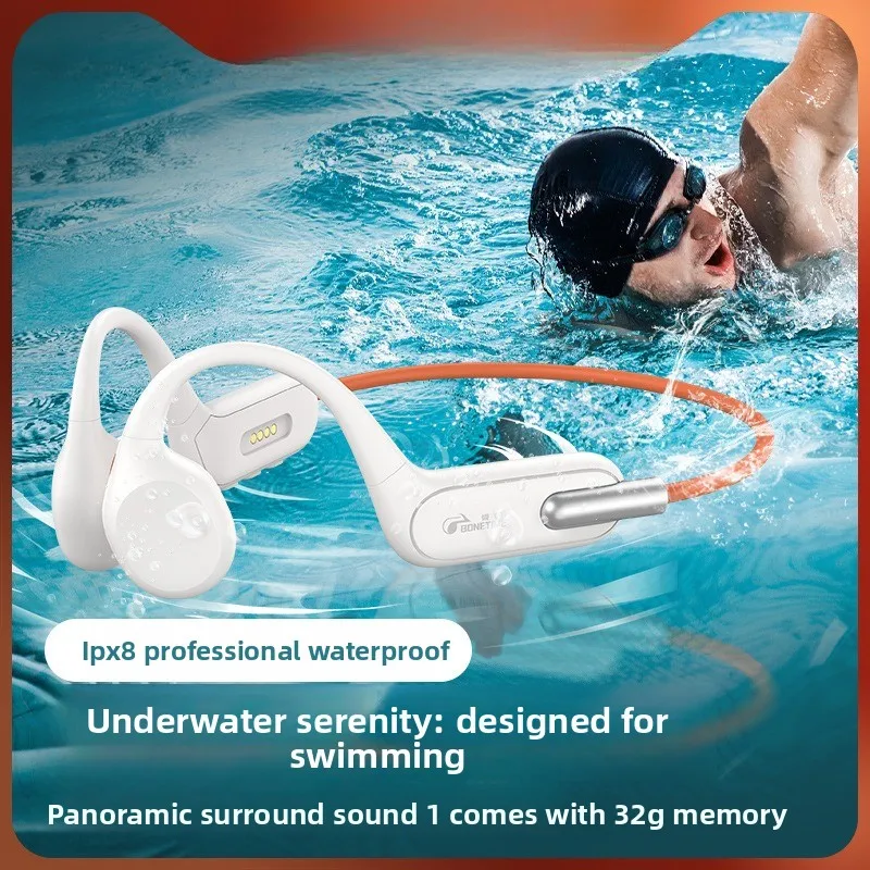 

Наушники X6 с костной проводимостью, 32 ГБ памяти, длительное время работы от батареи, высококачественные звонки, беспроводные спортивные Bluetooth-наушники для плавания