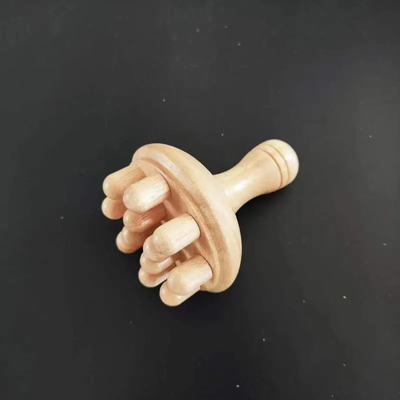 

Massage Comb To Relax Muscles Wooden Scraping Tool Whole Body Meridian Solid Wood Rolling Bar Meridian Massager