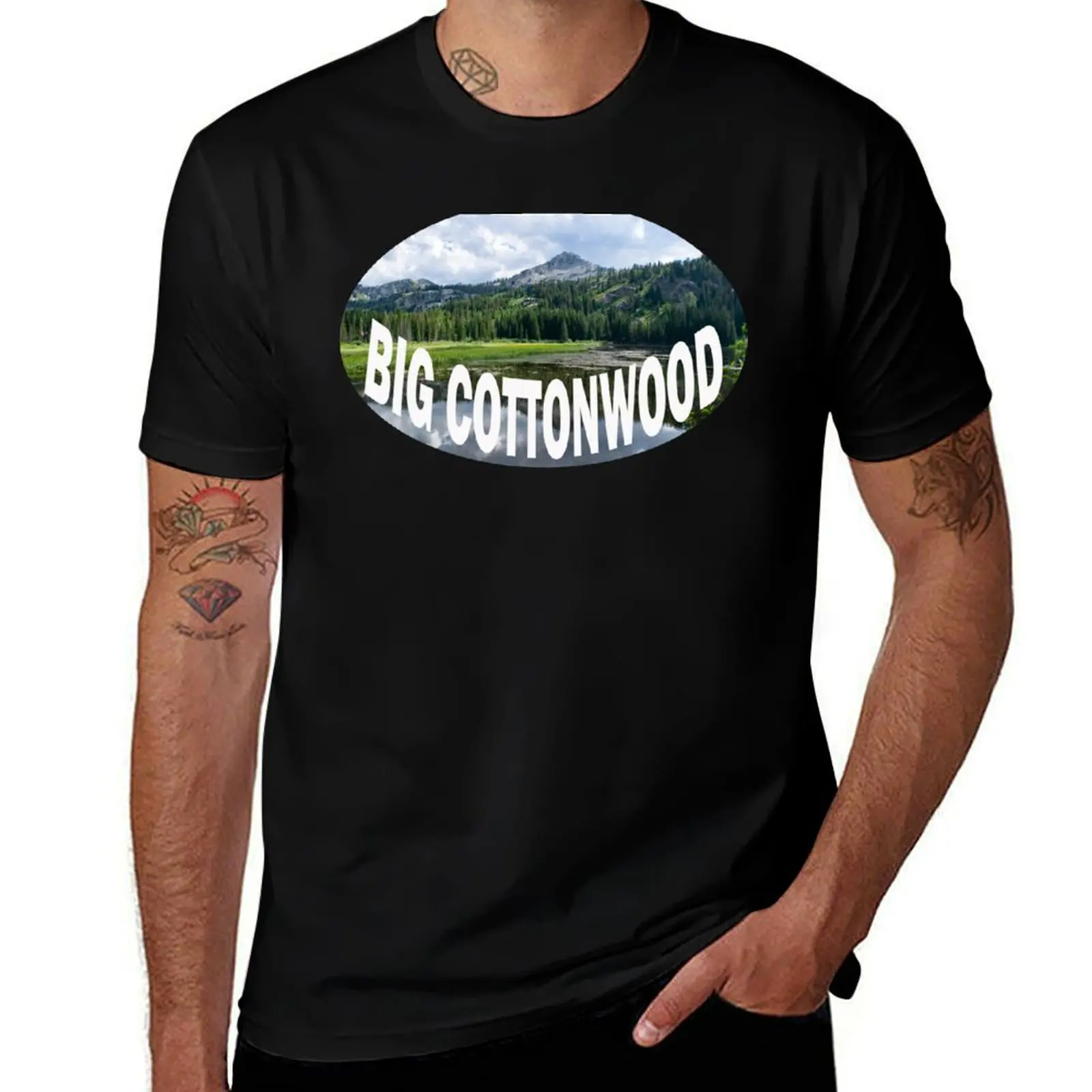 

print Utah shirt Big custom Canyon summer T-Shirt Cottonwood cotton funny t shirt shirts t t man