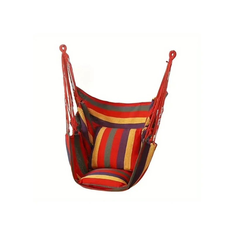 كرسي معلق مريح مع وسائد قابلة للفصل وحقيبة حمل إطار معدني قوي سرير متأرجح لشرفة سطح السفينة جودة عالية #6