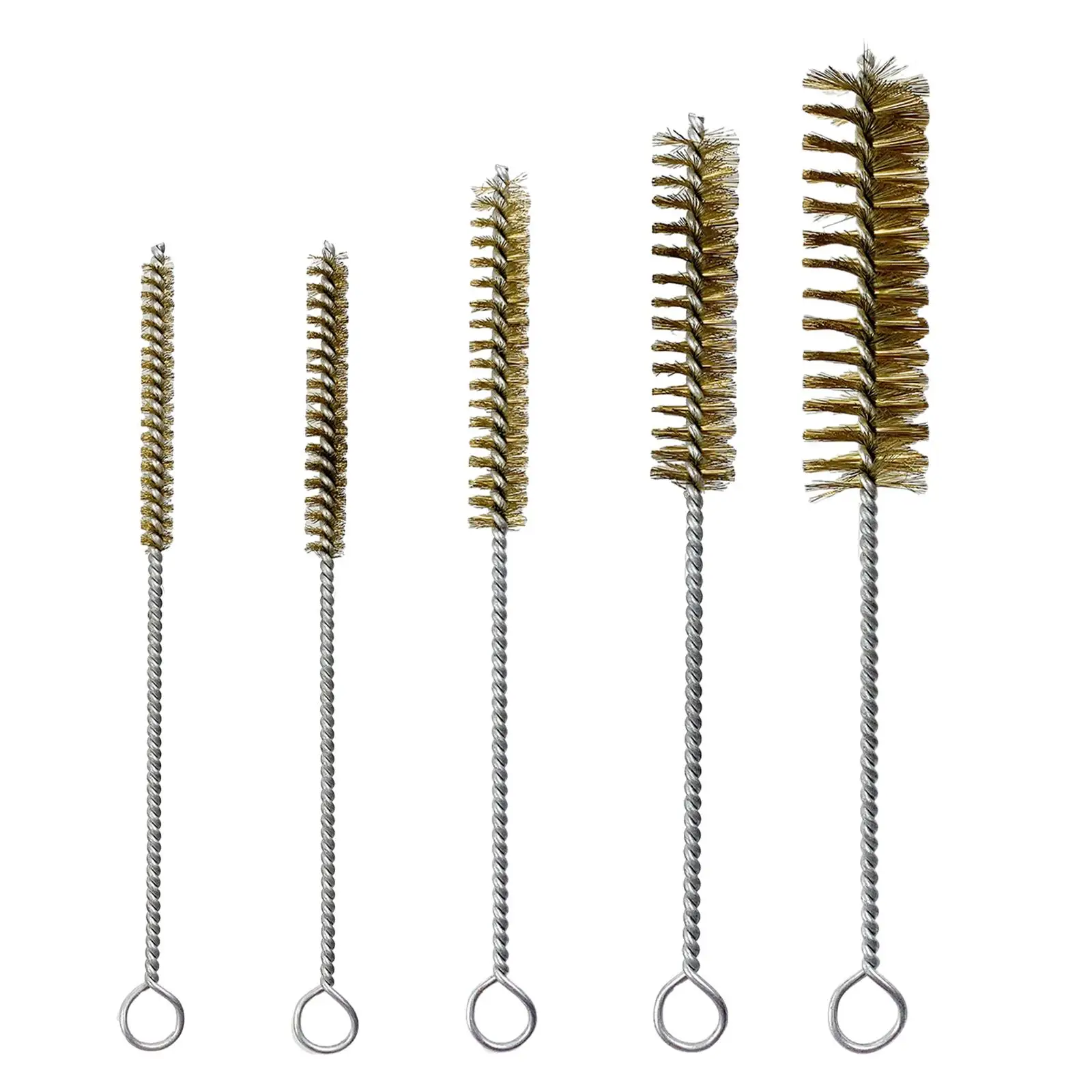 Copper Bristles Pipe Cleaner Brush Multipurpose Metal Wire Brush Flexible Drain Brush for Sink Plumbing Durable Accessory