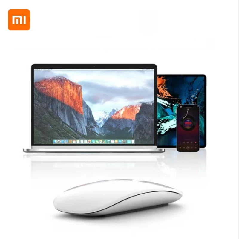 

Xiaomi Mijia Mouse Wireless Suitable Tablet Notebook Wireless Bluetooth Touch Mouse Long Term Office Supplie Bluetooth Mouse