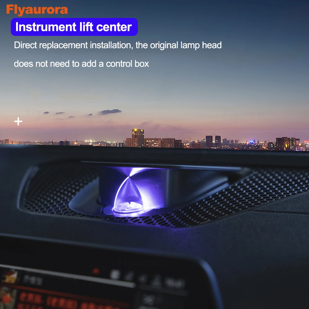 

11 Colours LED Lifting Center Speaker Ambient light For BMW G20 G22 G08 G01 X3 G02 X4 G05 X5 G06 X6 G07 X7 Glow Horn Audio Cover