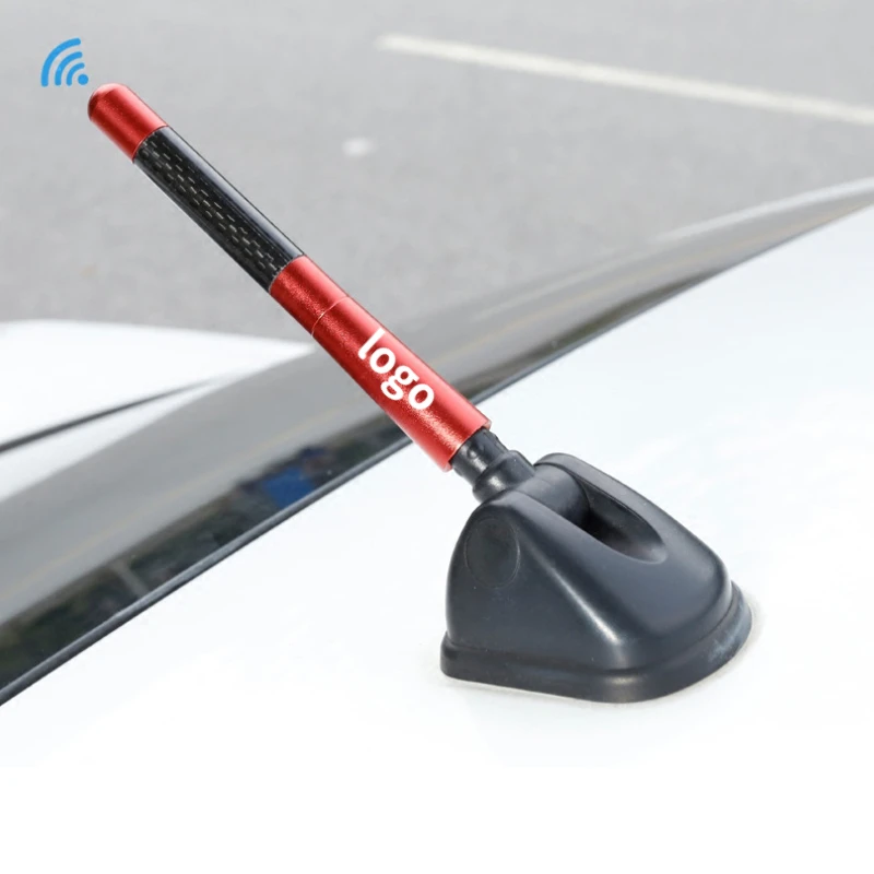 12cm Carbon Car Radio Antenna for Daihatsu Terios Sirion Mira Materia Rocky YRV Feroza Charade Aerial Signal Receiving Decor