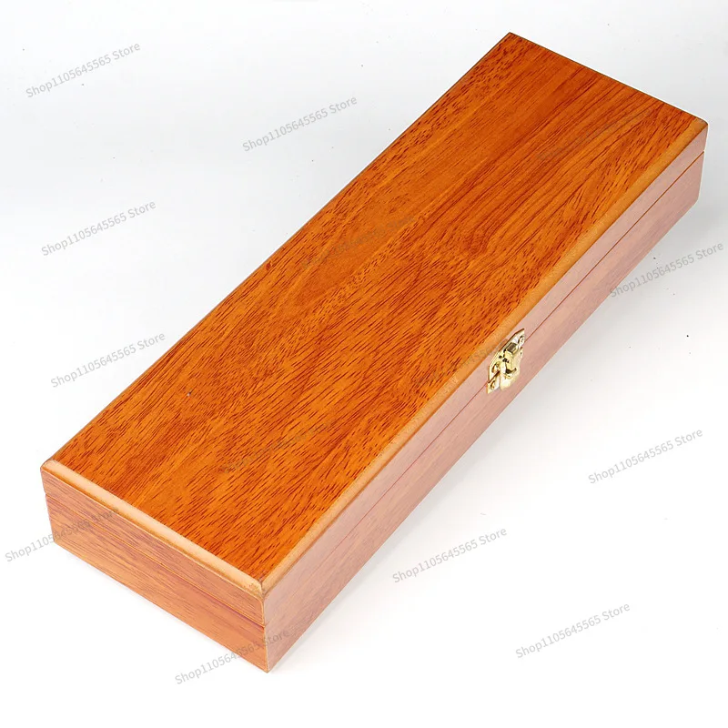 High end wood grain long box, widened wooden box, Buddhist beads, bracelets, brush jewelry collection combination, couple box