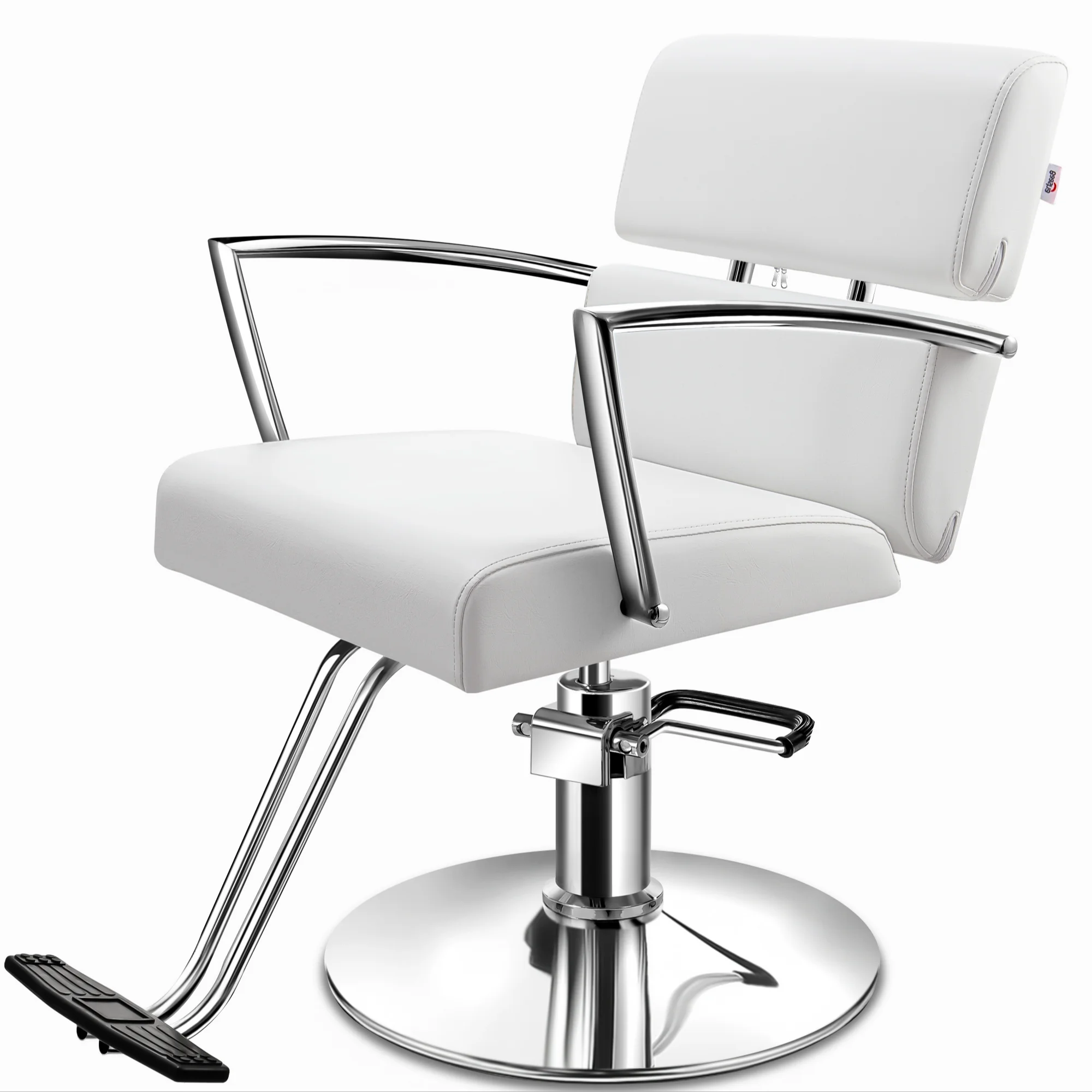 

Baasha Salon Chair Beauty Styling Chair with Open Back Design, Hair Salon Chair, 360 Swivel Salon Chair for Hair Stylist