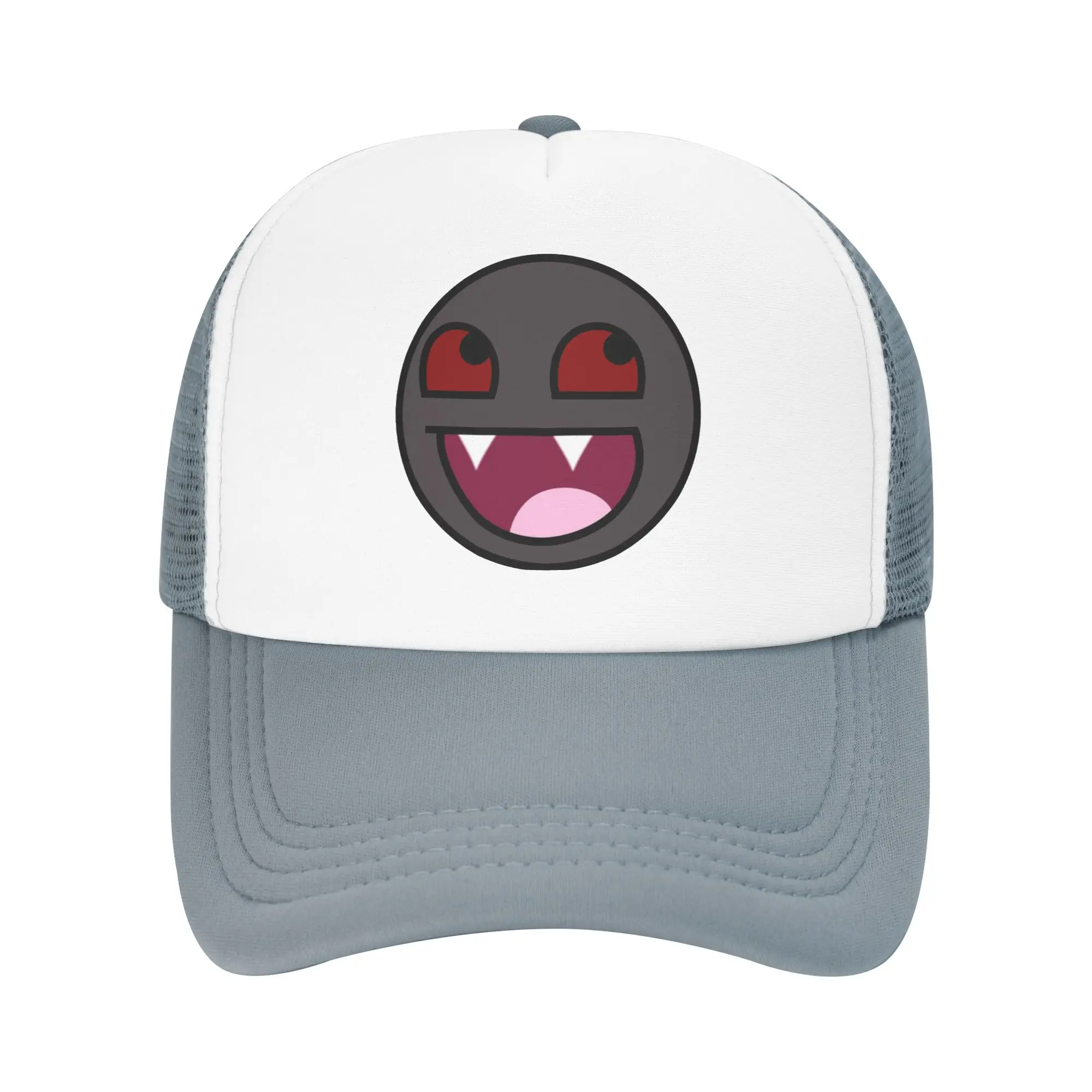  Beach Epic Face Vampire Mesh Trucker Hat Fashion  Unisex Cooling Mesh-back Snapback Cap Adjustbale For Casual Headwear