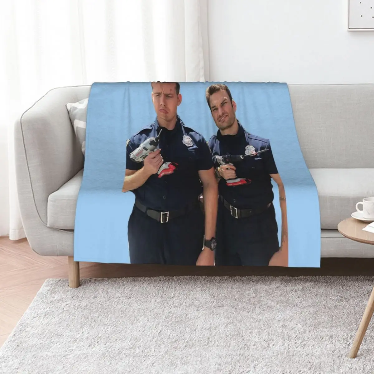 

Ryan and Oliver Throw Blanket Camping Giant Sofa warm for winter Beautifuls Blankets