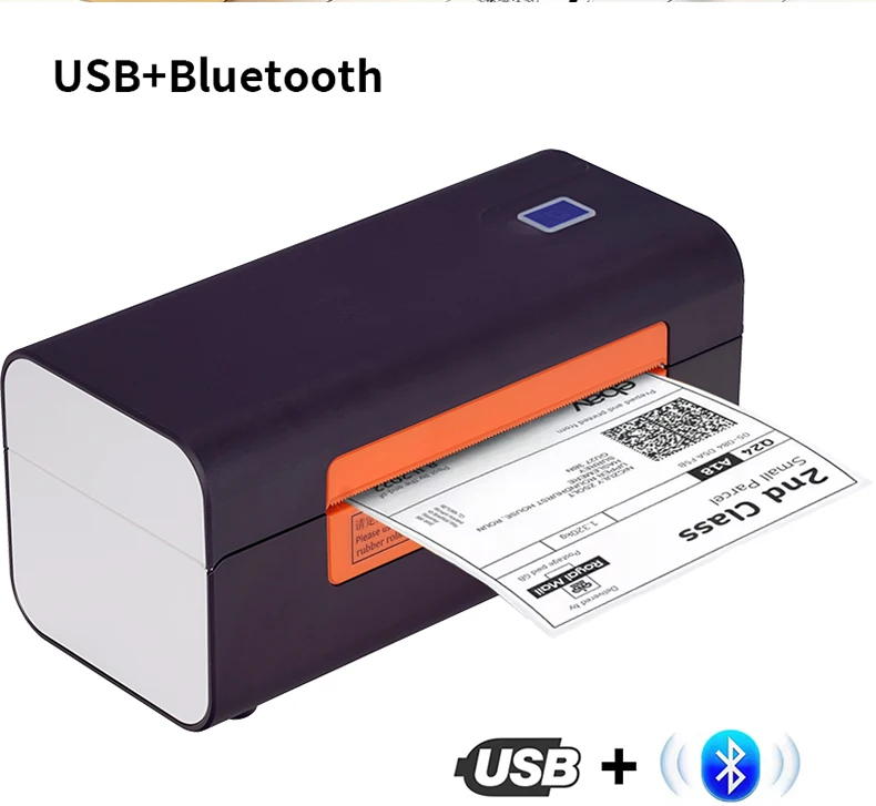 Direct Thermal Mini Label Printer X-printer D46B FCC Certified USB+Bluetooth 203dpi 152mm/s Easily Compatible Multiple Systems