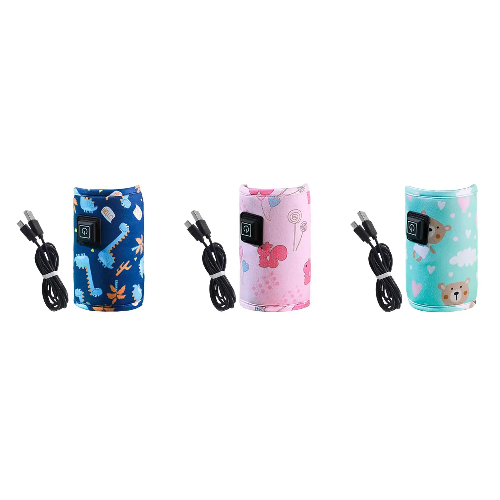 Infant bottle Heating Cover Baby Bottle Warmer Heater Insulated Bag for Travel