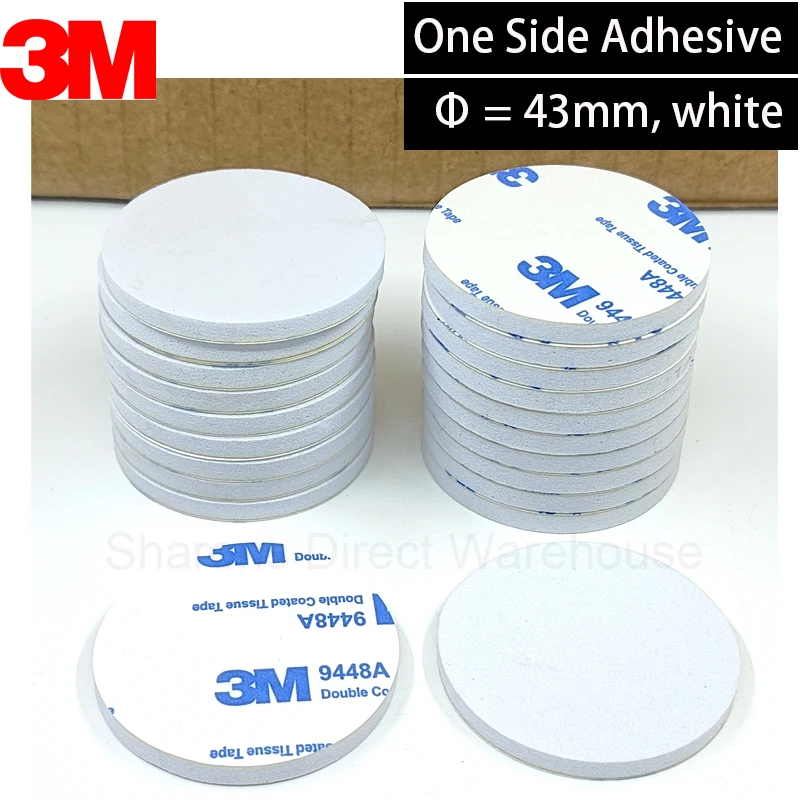 Promotion! 50~100pcs/Pack, One Side with 3M 9448A Tissue Adhesive Foam Pads, Widely for Daily Table  Foot Pad, Gasket Seal