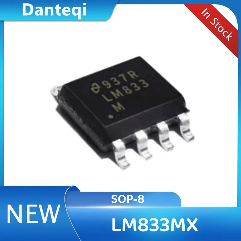 10 PCS ~ 20 PÇS/LOTE LM833 LM833M LM833MX SOP-8 Chipset
