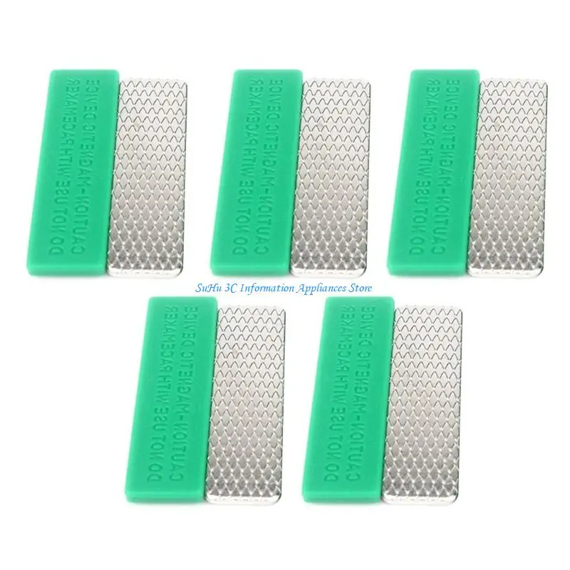 

5Pieces Metal Fastener Clip Identity Name Label Badges Holder for Office Staff