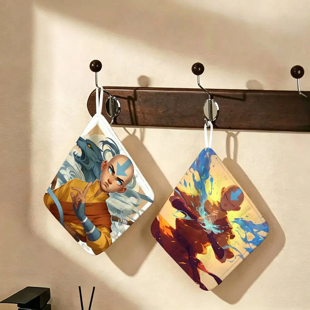 Avatar The Last Airbender Cartoon Hanging Style Hand Wiping Towel, Polyester Cotton, Anti-fade for Indoor Kitchen Living Room