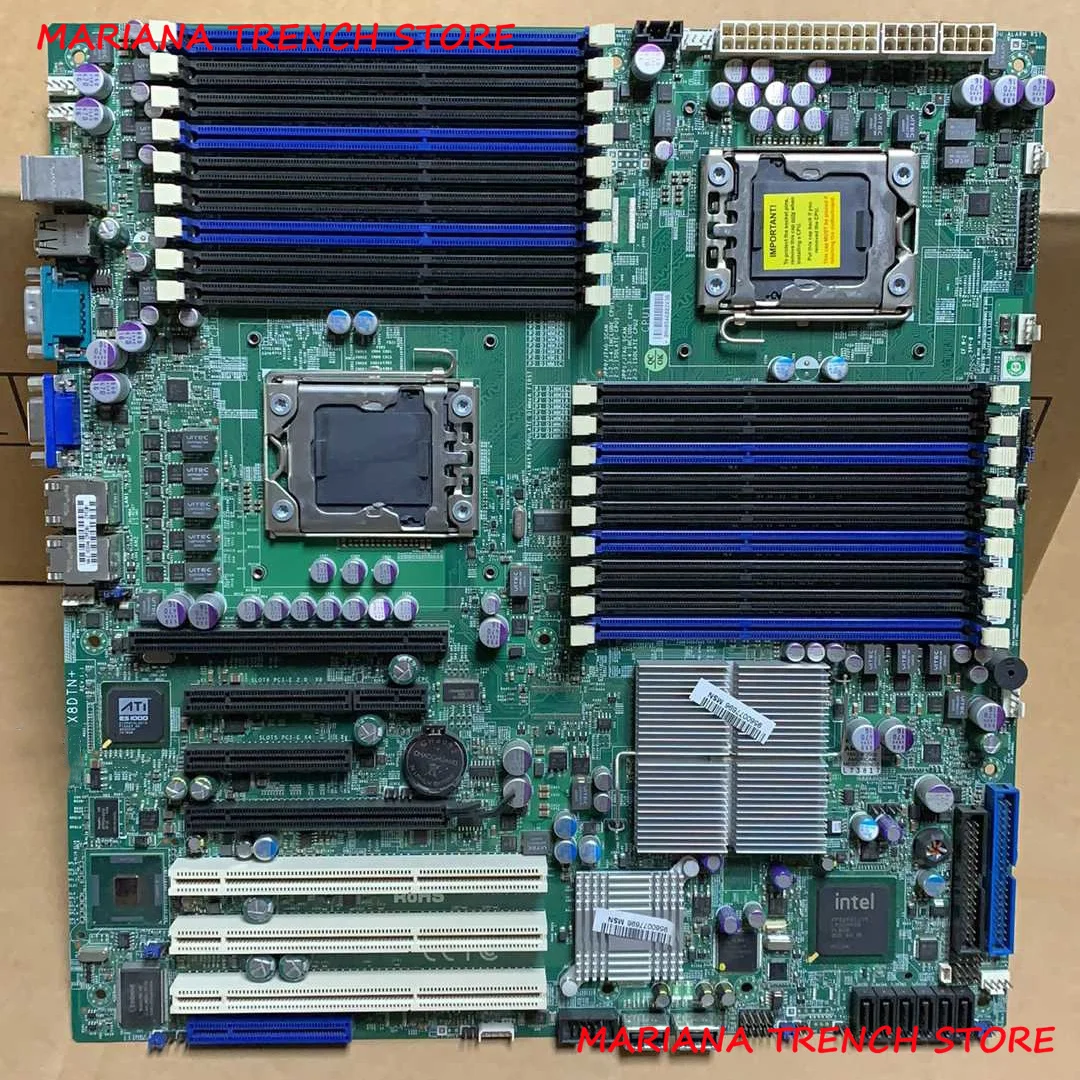 

X8DTN+ for Supermicro Motherboard Xeon Processor 5600/5500 Series DDR3 18 DIMM, Xeon 5520 (Tylersburg) ServerBoard - 288G