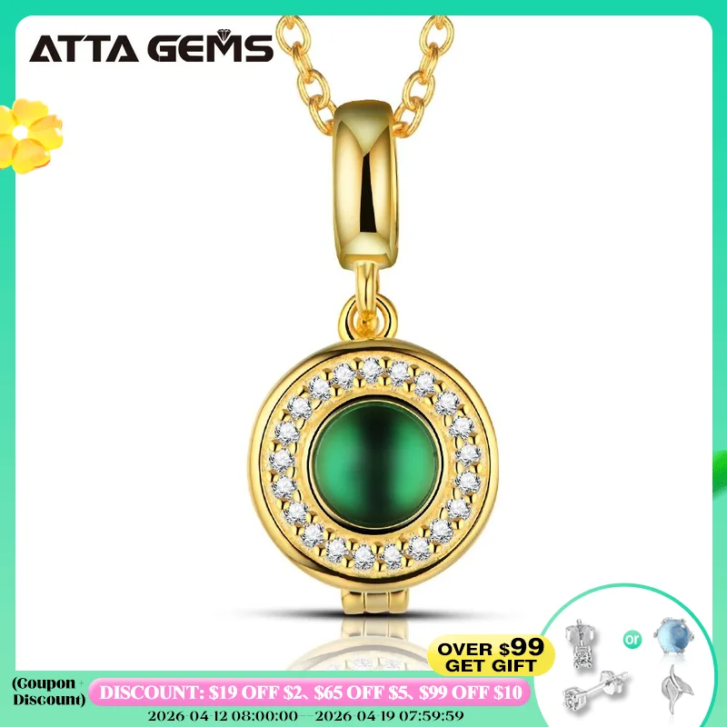 

18K Yellow Gold Plated Lab Grown Emerald Gemstone Necklaces for Women 925 Sterling Silver Jewelry Pendant Nacklace Party Gift