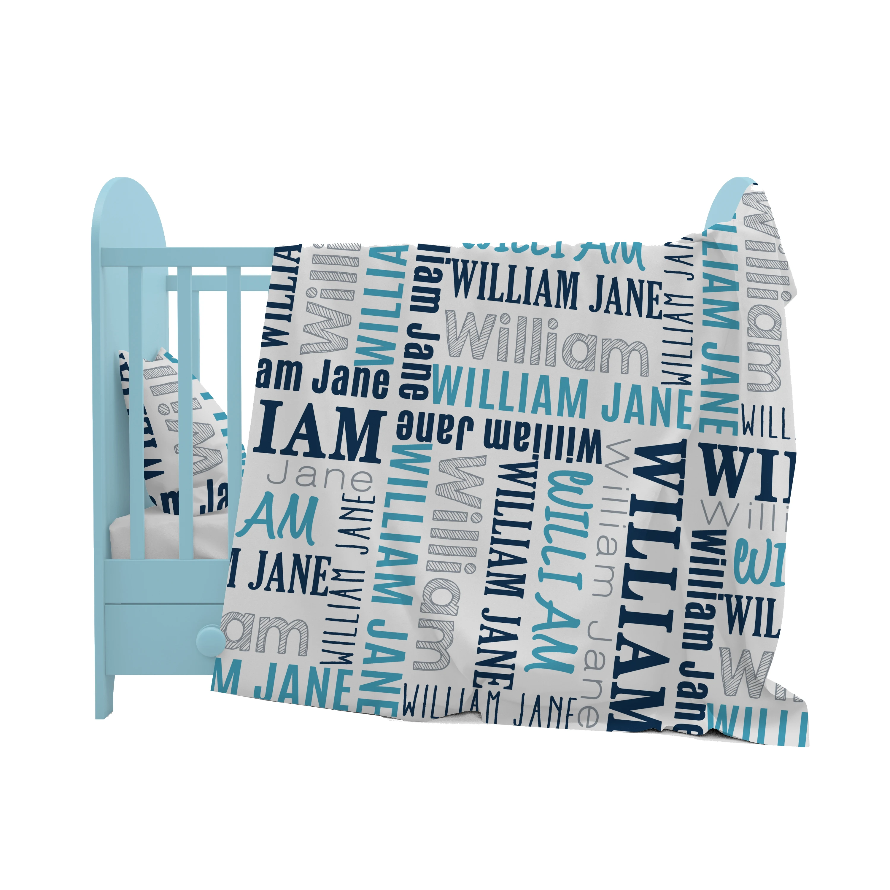 Manta envolvente para bebé recién nacido, edredón 100% de algodón con estampado de nombre personalizado, ropa de cama infantil, regalo para cuna y