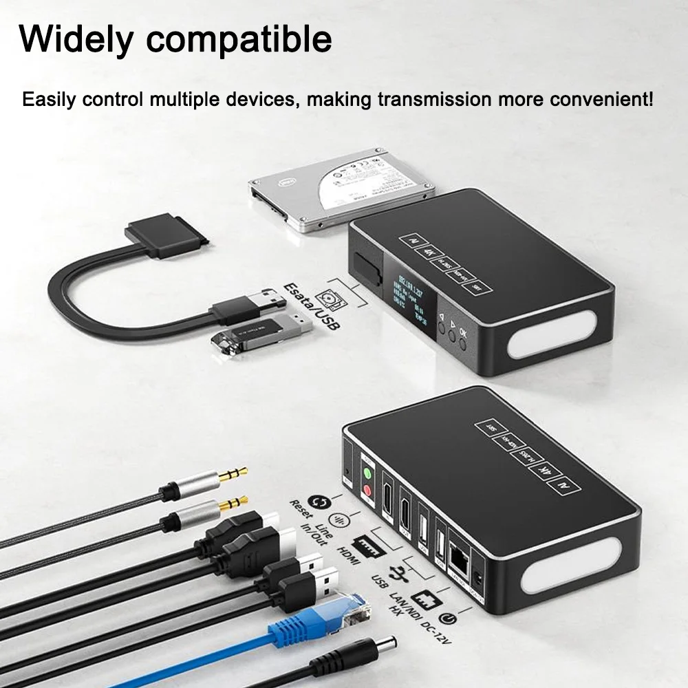 LinkPi ENC1V3P Video Codec HDMI 4K30fps HD1080P Encoder NDI Decoder mit integriertem Tally POE Netzteil SRT RTMP H265 Unterstützung