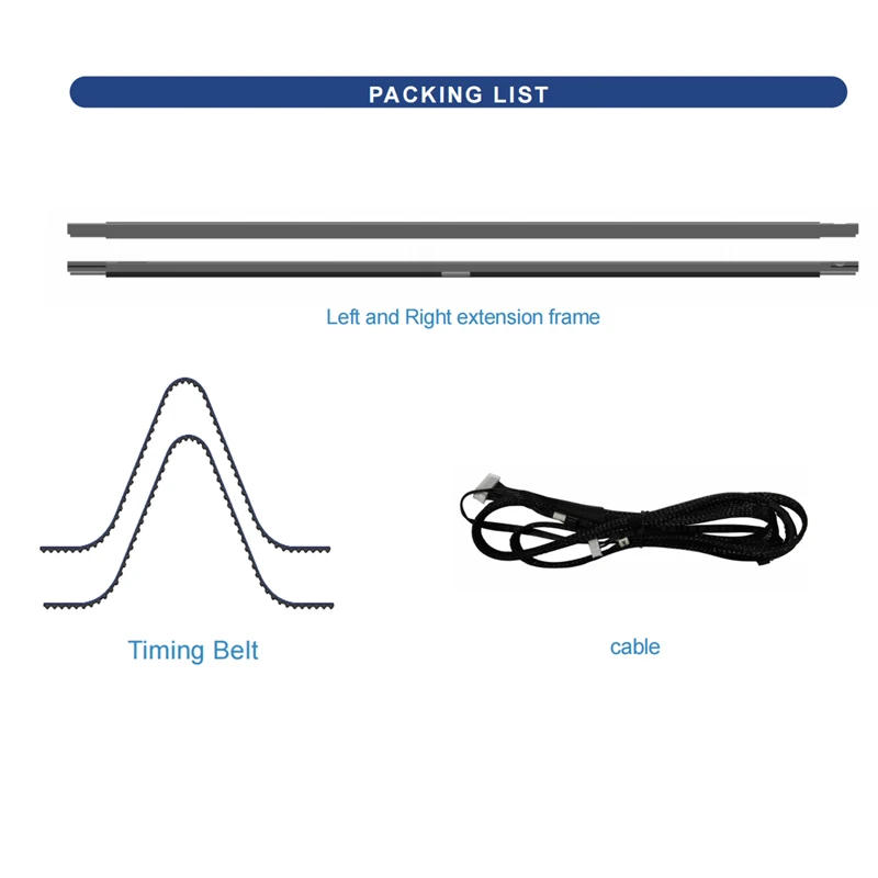 LONGER Laser Engraver B1 Extension Kit for Longer B1 20W/30W/40W, Engraving Area is Expanded to 17.7