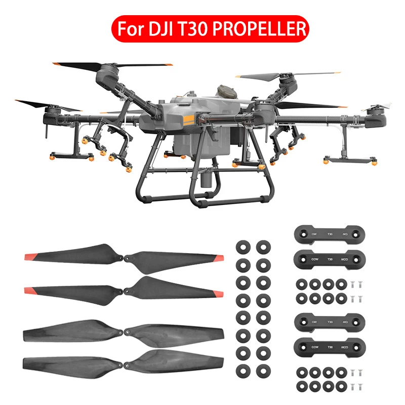 

For Dji T30 Plant Protection Uav 3820 Carbon Propeller Agricultural Spray Blade Fixing Clamp Accessories