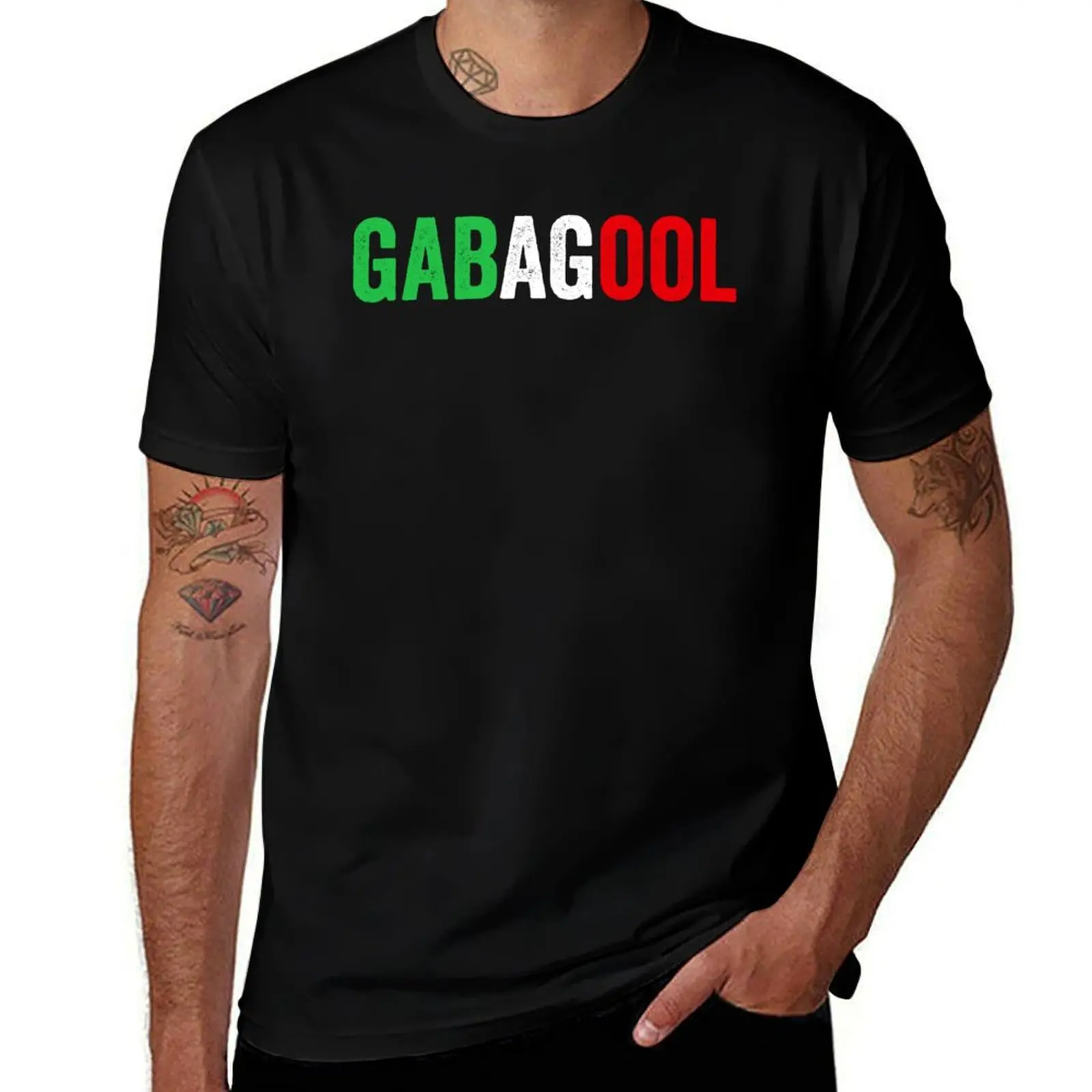 

Gabagool T-Shirt t shirt personalised black cotton t-shirt plain for man package t shirt man plain T-shirt