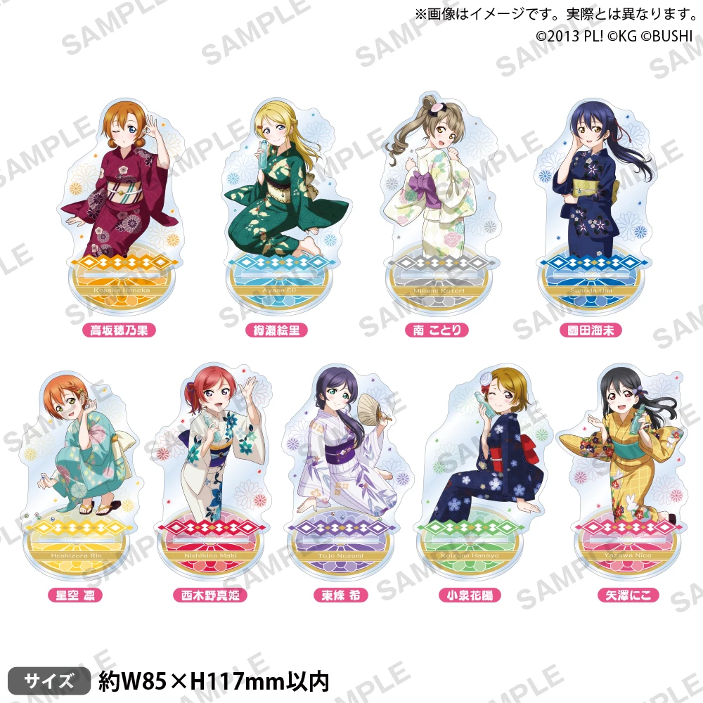 Japan Bushiroad Goods Lovelive Muse μ's Flash Ver Stands