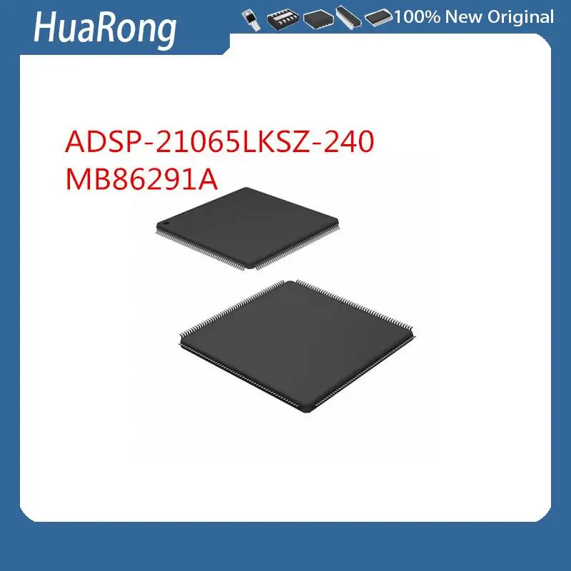 

2PCS/LOT ADSP-21065LKSZ-240 MB86291A QFP208