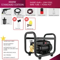 Automatic Household High Pressure Cleaning Machine 220V/3500W Portable Water Gun Foam Cleaning Machine Car Washing Machine