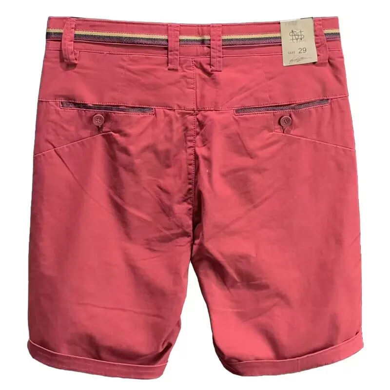 Pantalones cortos informales para hombre, Shorts de algodón fino, holgados, rectos, para playa y montañismo, para verano, novedad de 2024