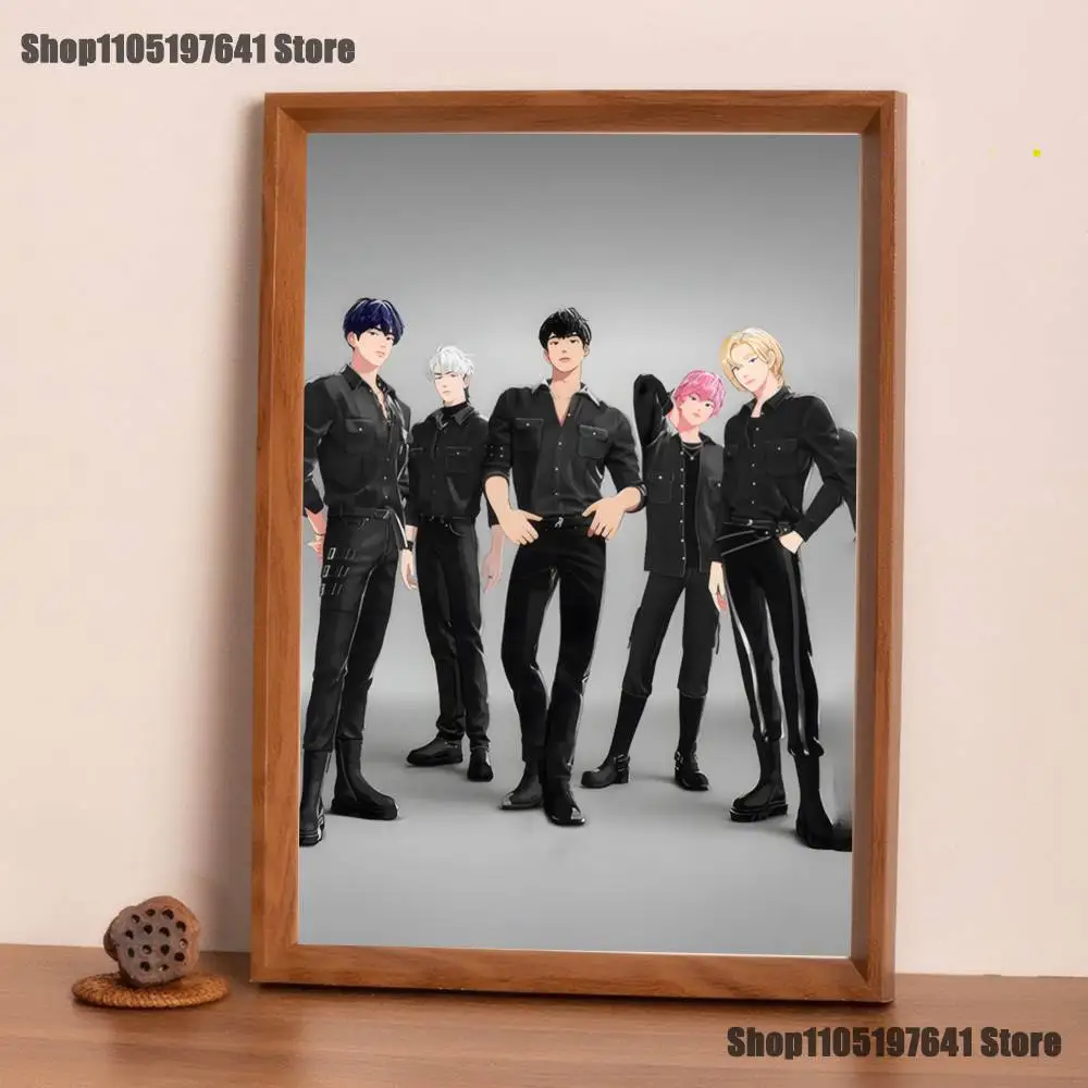 Plave Y-Yejun Noah B-Bamby-ES ملصق يطبع جدار صورة فنية اللوحة هدية غرفة المعيشة مطعم بار كبير ديسمبر ملصق #2