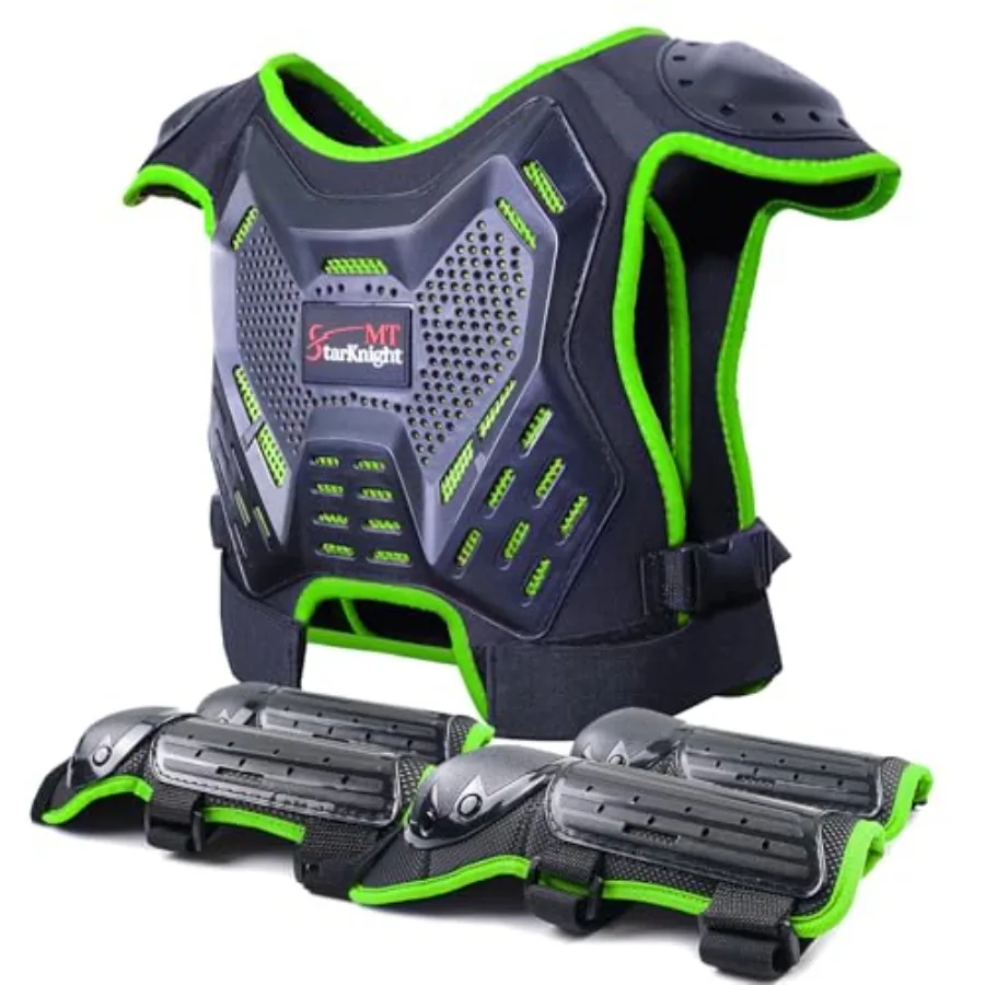 

Dirt Bike Gear - Youth Motorcycle Riding Protective Gear Motocross Armor Suit Chest Protector for Boys Girls Mountain Biking Cy