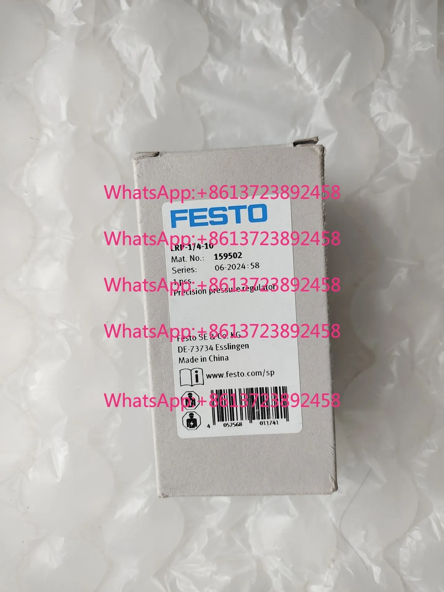 Festo new original genuine pressure reducing valve LRP-1/4-10  159502